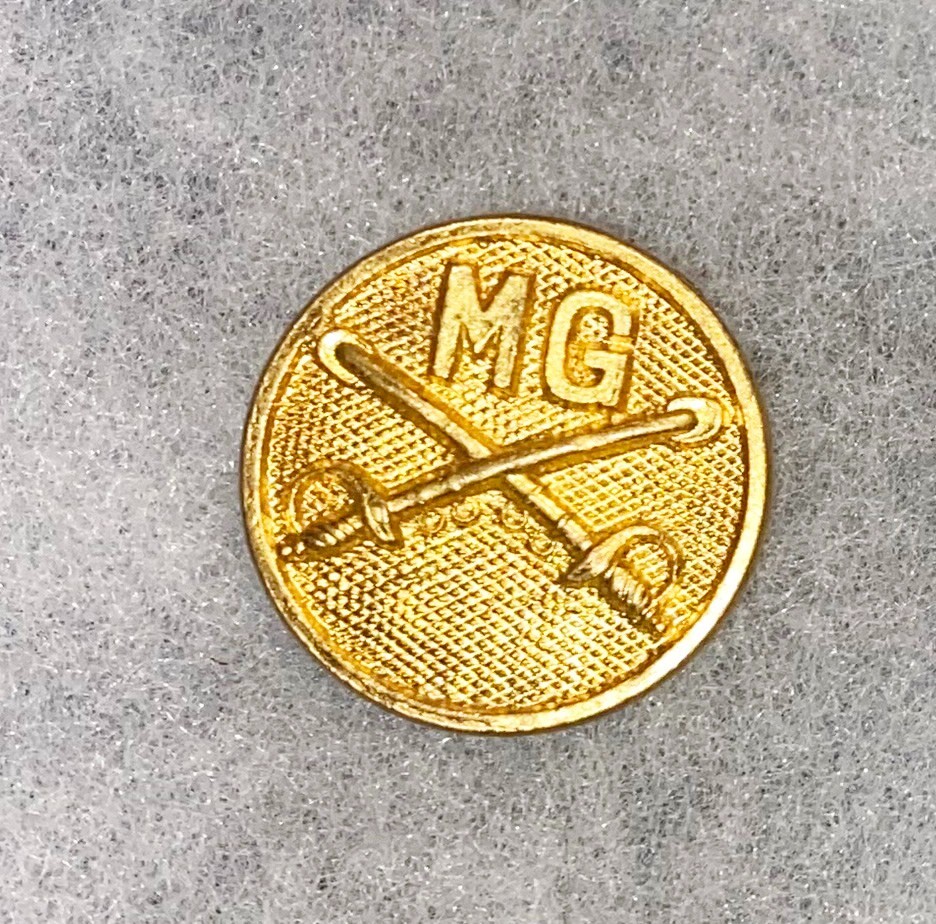 1920's Cavalry Machine Gun Detachment Enlisted Collar Disc