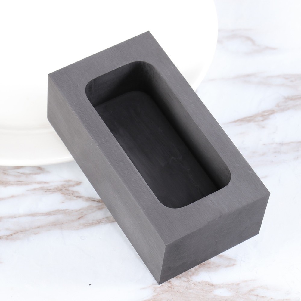 85 X45x30mm Graphite Ingot Mold Crucible Silver Melting Mould Casting