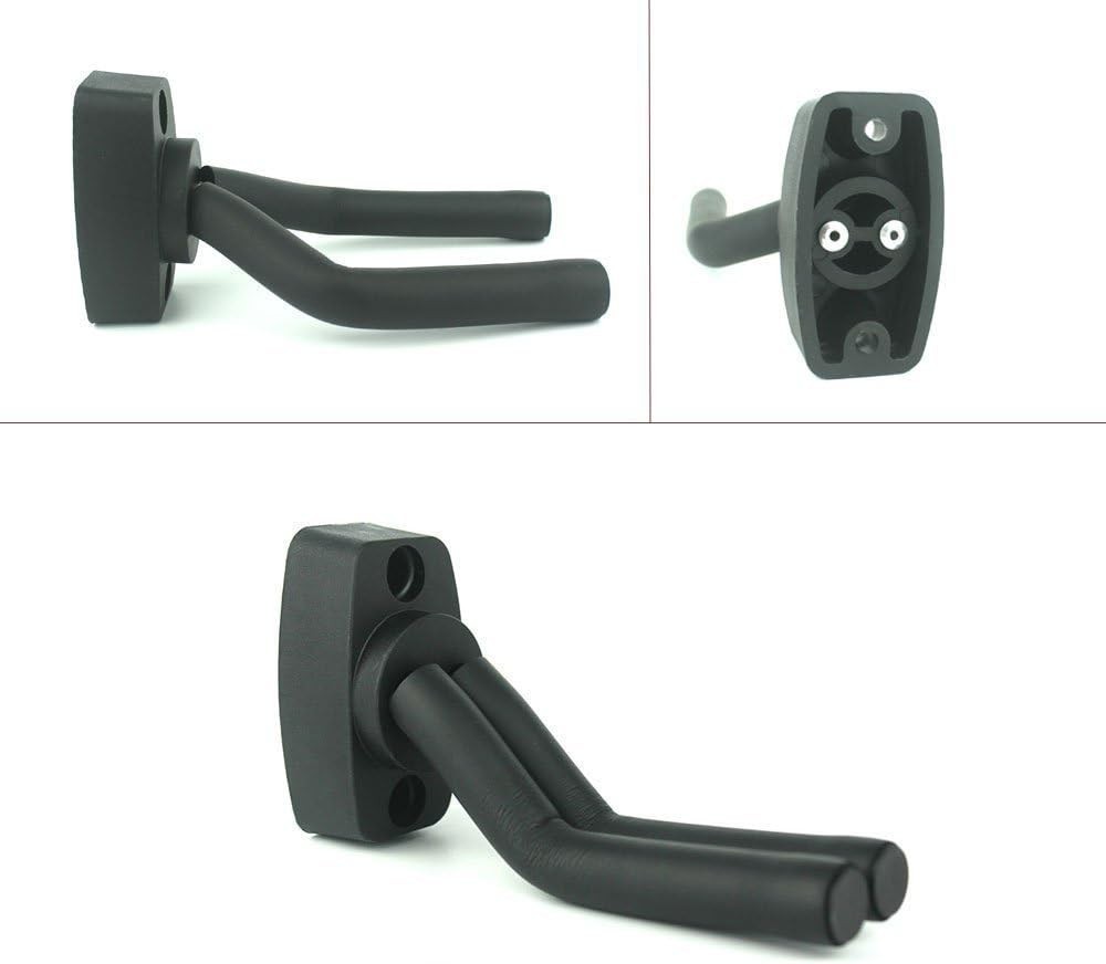 Elegant 4-Pack Adjustable Guitar Wall Hanger – Securely Display Any Instrument