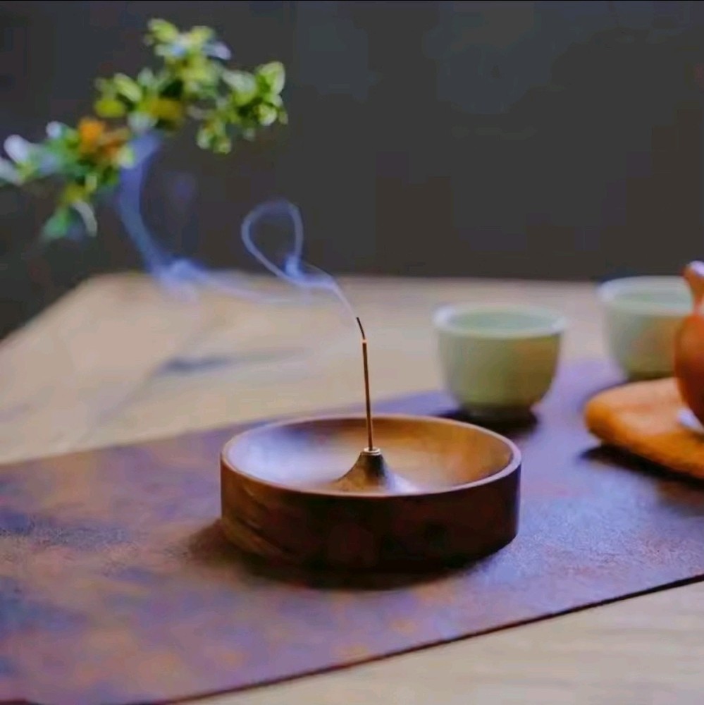 3" Incense Burner Wood Holder M11