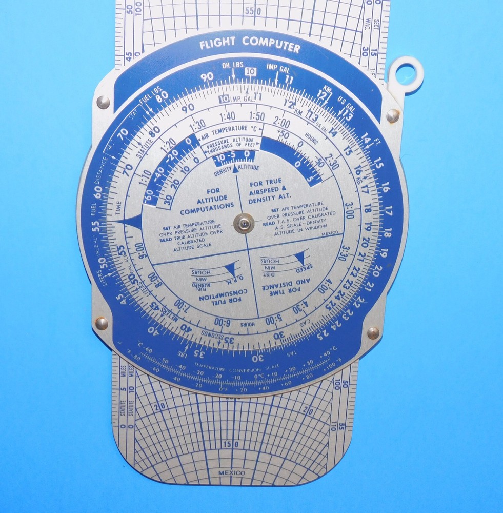SANDERSON FLIGHT COMPUTER SC-3B METAL FLIGHT COMPUTER