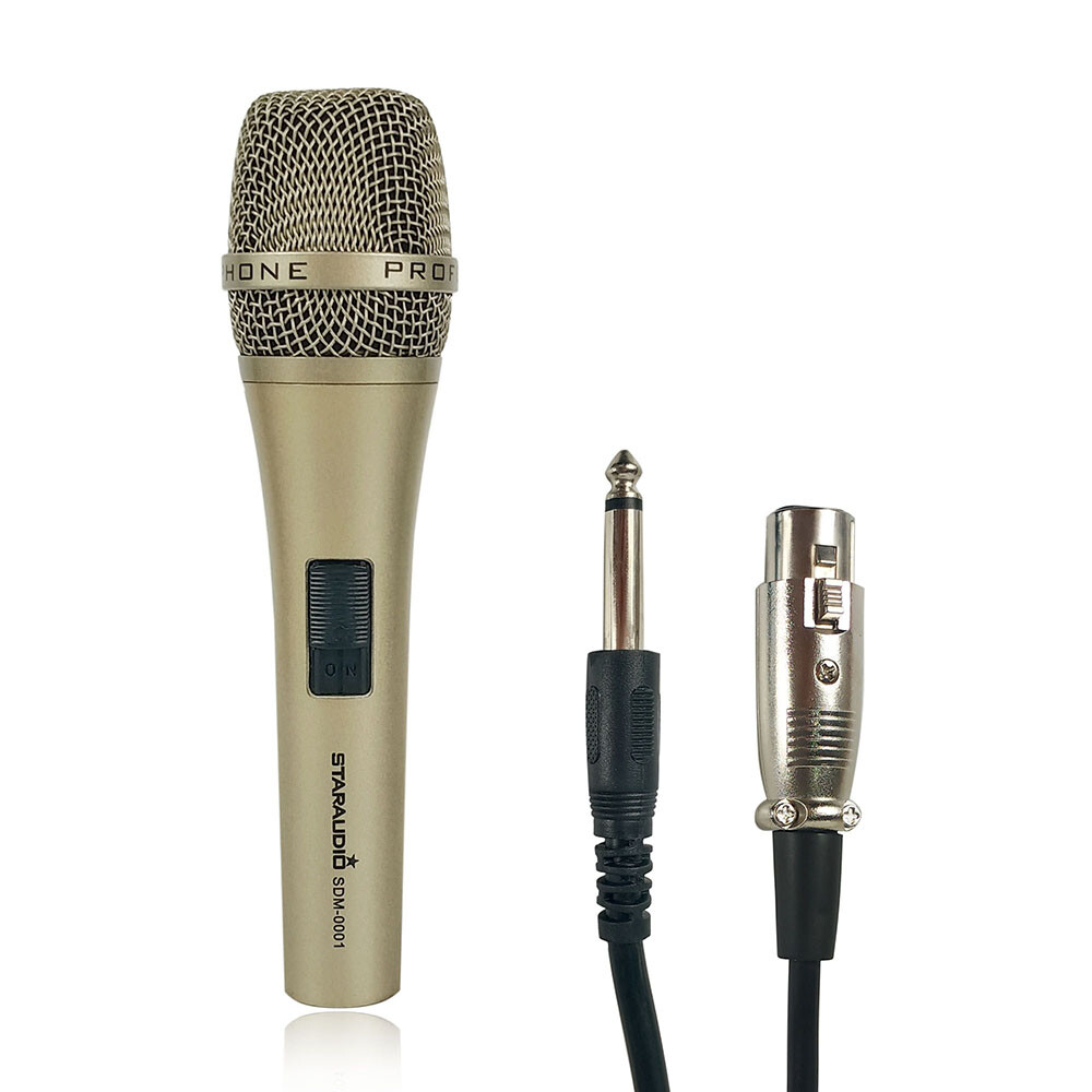 Dynamic Microphone Wired Handheld Unidirectional Karaoke KTV Mic W/XLR Cable Mic