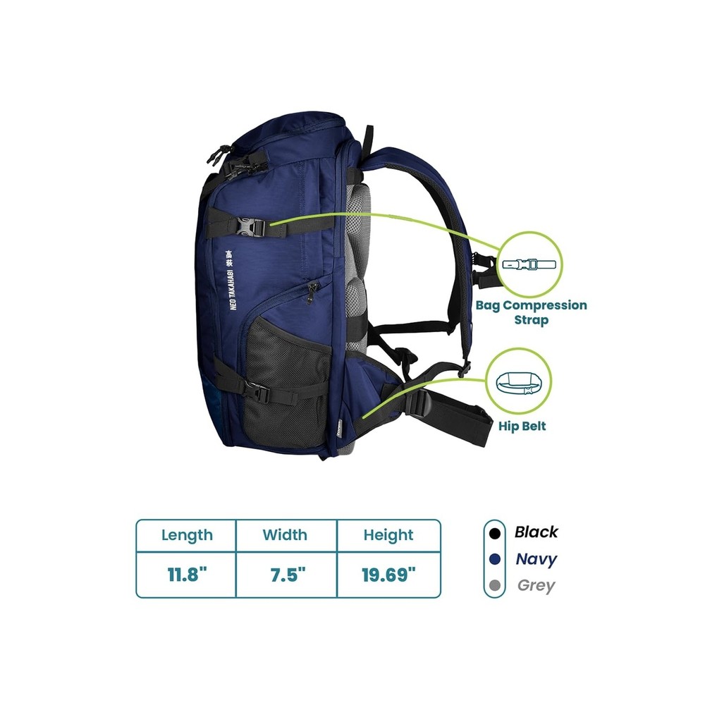 torch 40l Carry On Backpack - Flight Approved Laptop Backpack with Rain Cover...