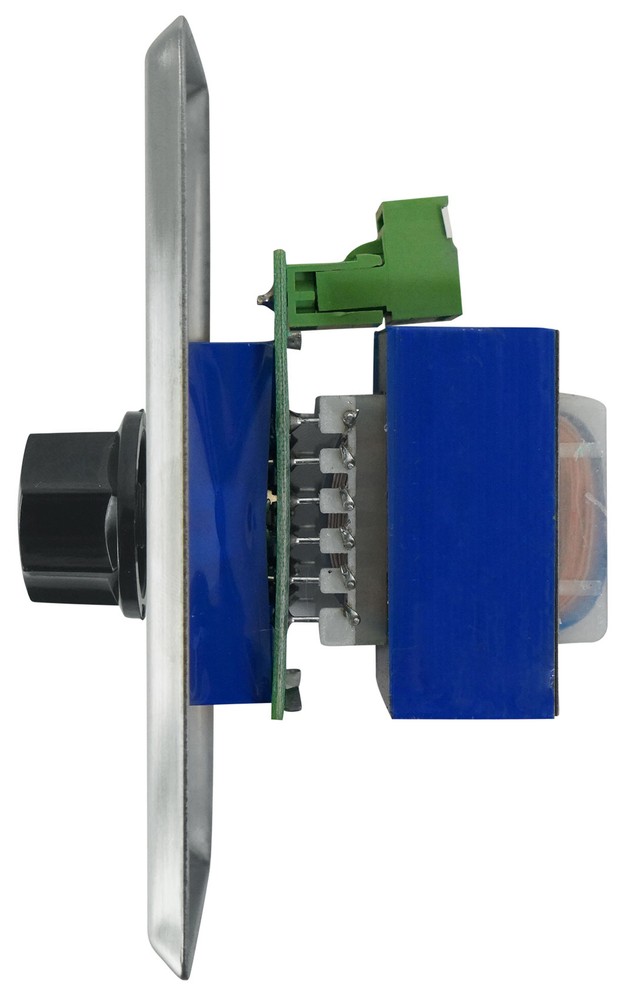 Rockville VOL70200 SS 200w 70v Stainless Wall Volume Control Zone Controller Box