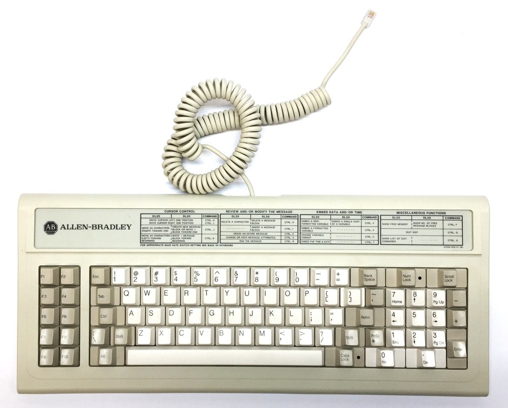 Allen-Bradley Keyboard Message Display Accessory 2706-NK1 (Ser.B) NOS