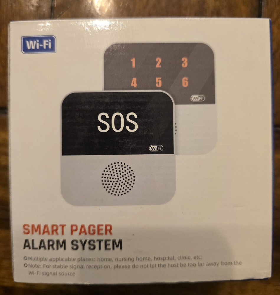 WiFi Wireless Caregiver Pager Call Button System Emergency Alert Button