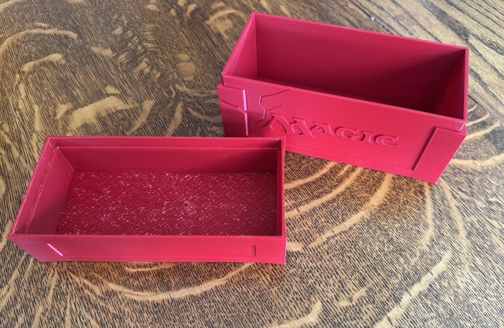 3D Printed Magic Deck Box - Holds Up to 3 Sleeved Commander Decks