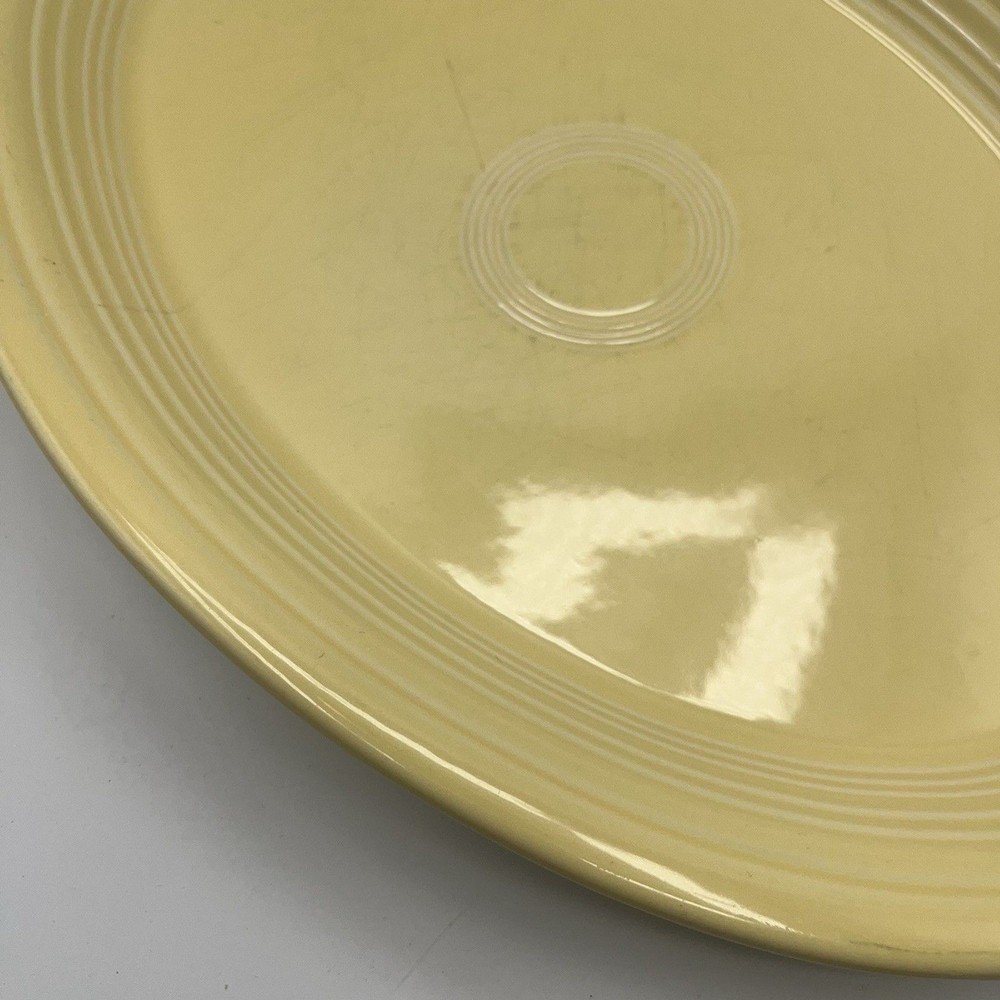 Fiestaware Large 13" Serving Platter Yellow Fiesta