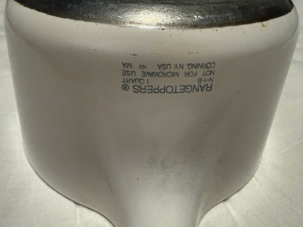 Corning Range Topper 1 Quart Aluminum Bottom