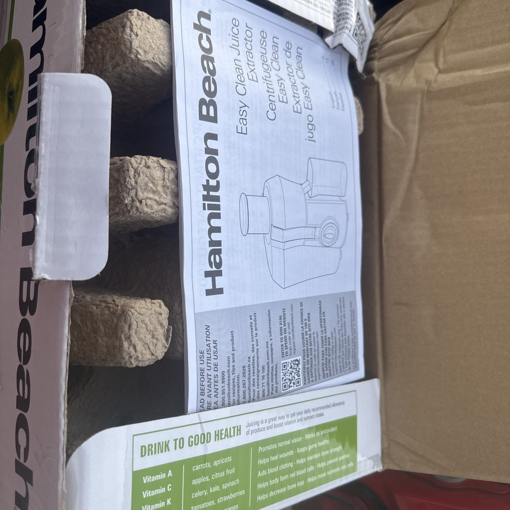 Hamilton Beach 67735 Easy Clean Juice Extractor