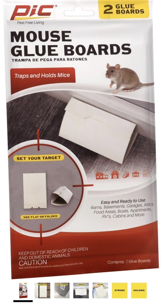 10 Mouse Professional Glue Board Ready to Use and Disposable (2-Pack)