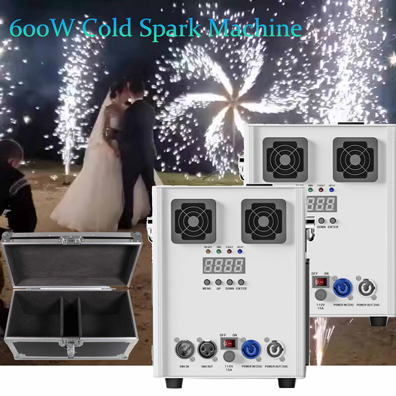 700W Cold Spark Machine Stage Effect DMX Firework Machine DJ Party Xmas