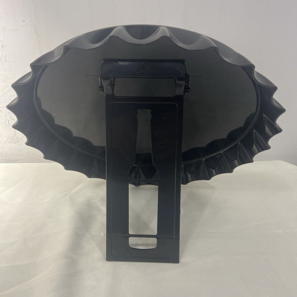 Bottle Cap Dartboard Wall Mount Game Bar Man Cave Décor Black Plastic