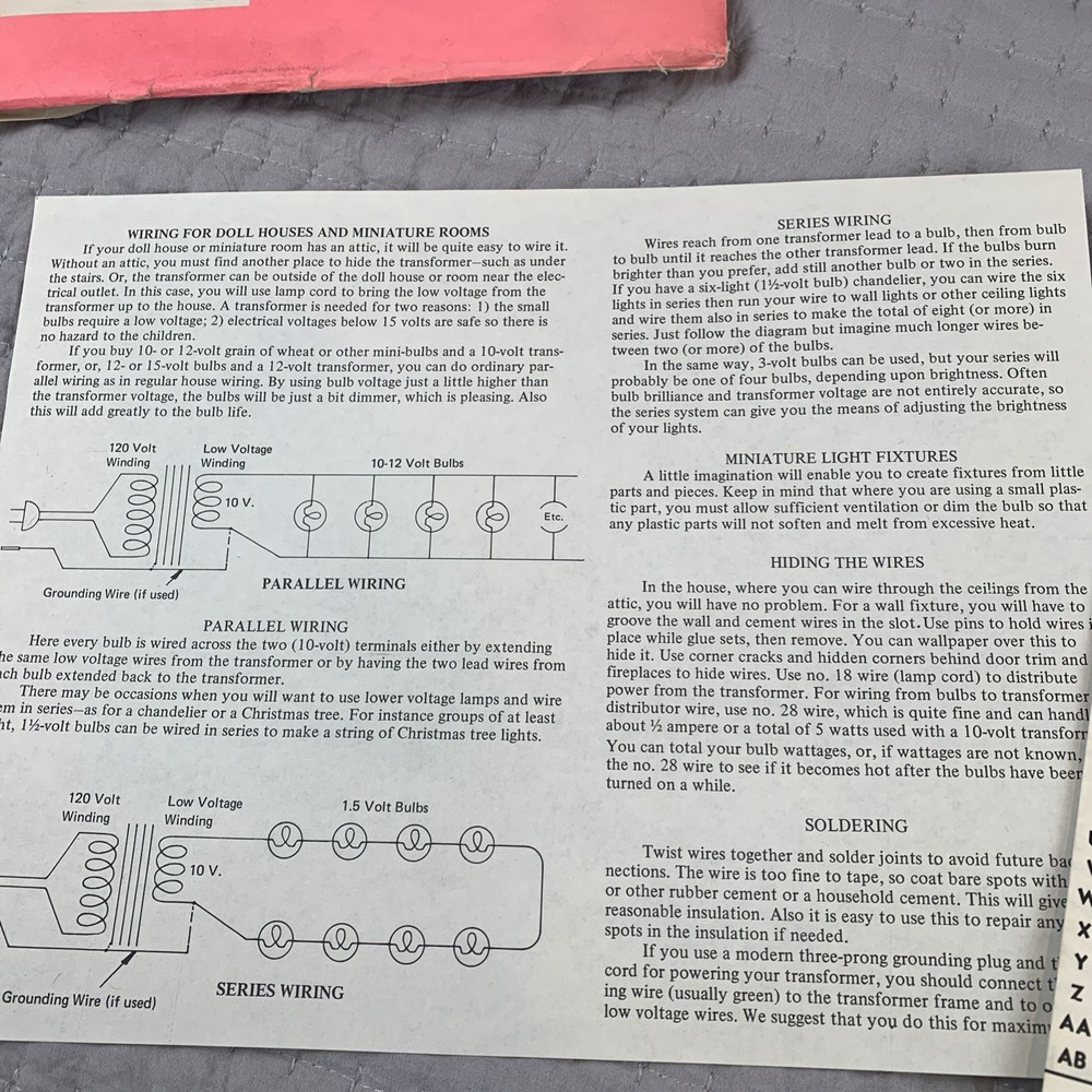 Vtg Cap Cod Doll House Pattern By Craft Patterns By A. Neely Hall 1977