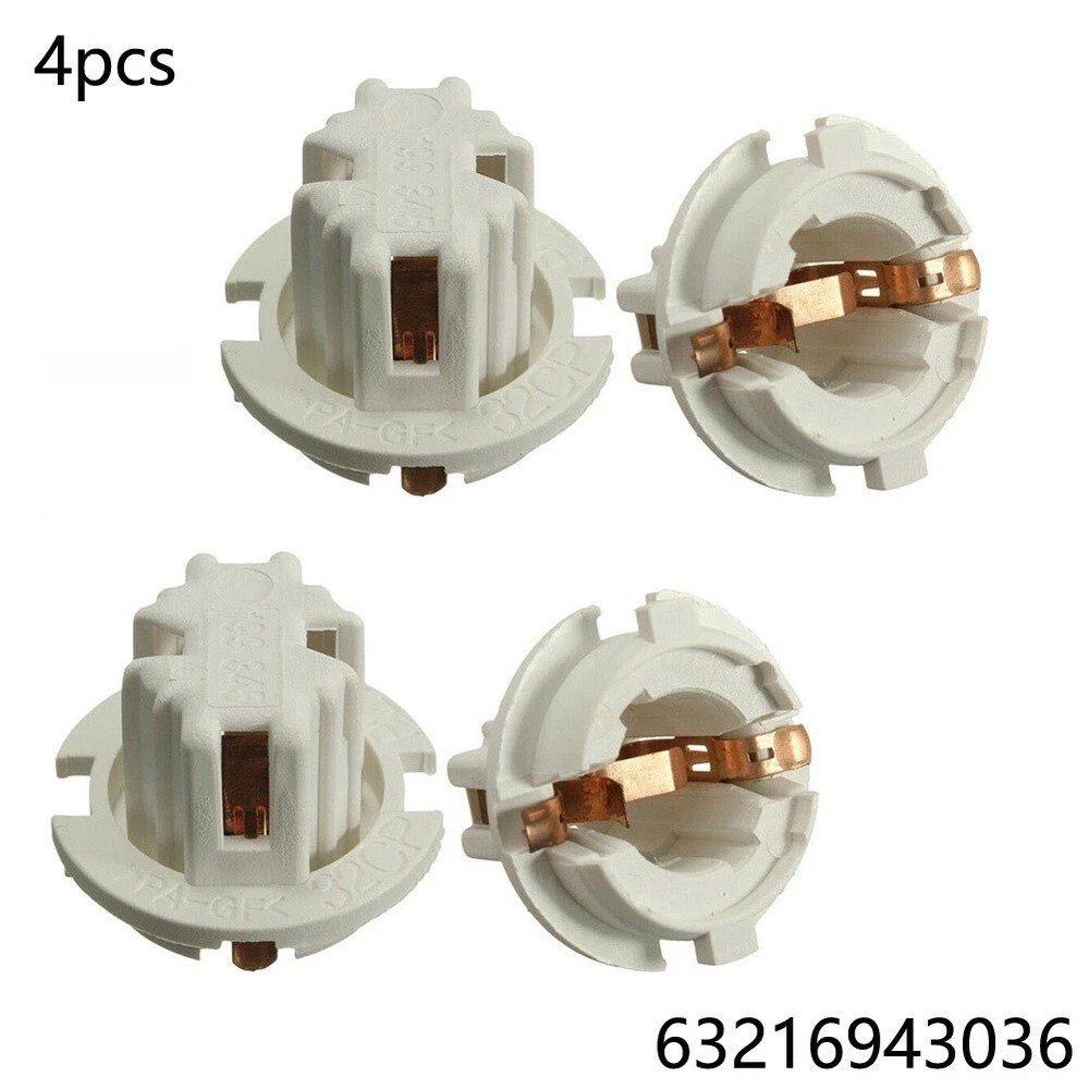 Tail Light Bulb Socket Holder 4 Pack for BMW E70 X5 2007-2010 Pre-Facelift