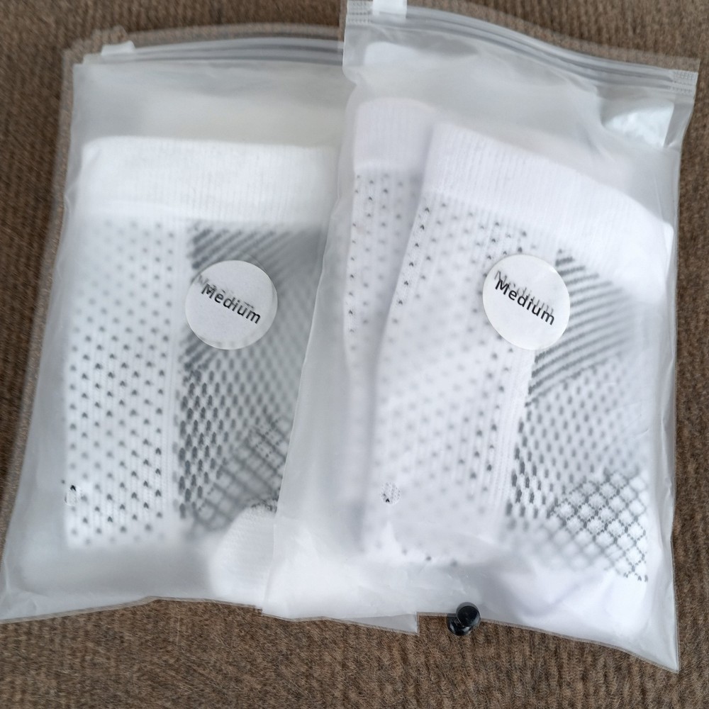 SoothRelieve Compression Socks Medium Toeless Ankle Socks 2 Pairs