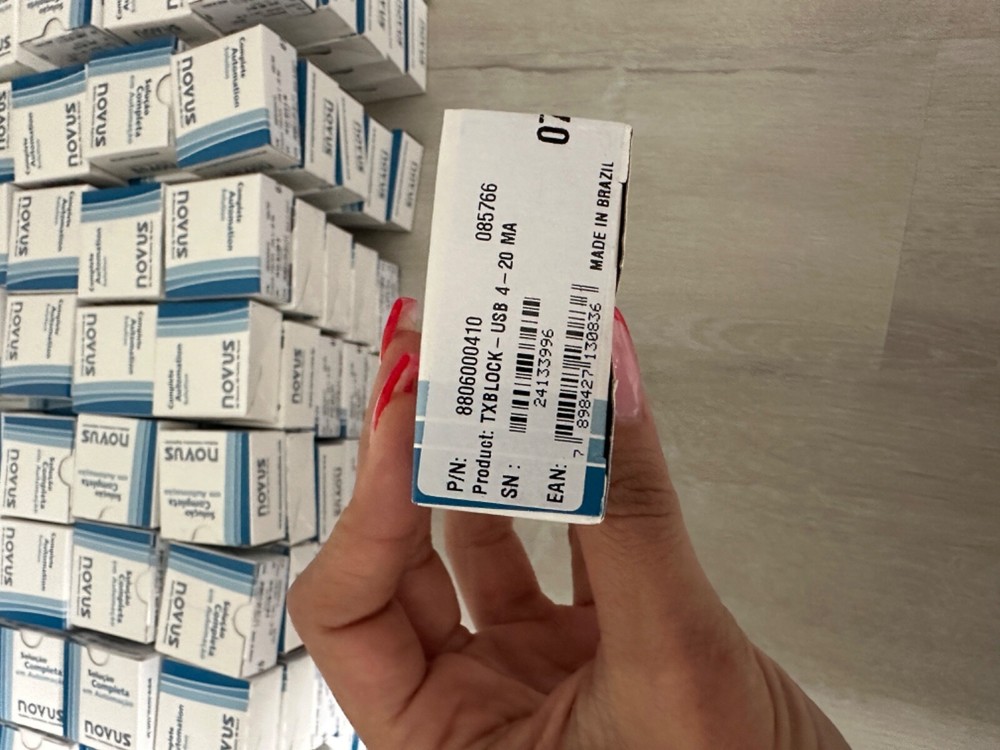 NOVUS Head Mounted Temperature Transmitter TxBlock-USB 4-20MA