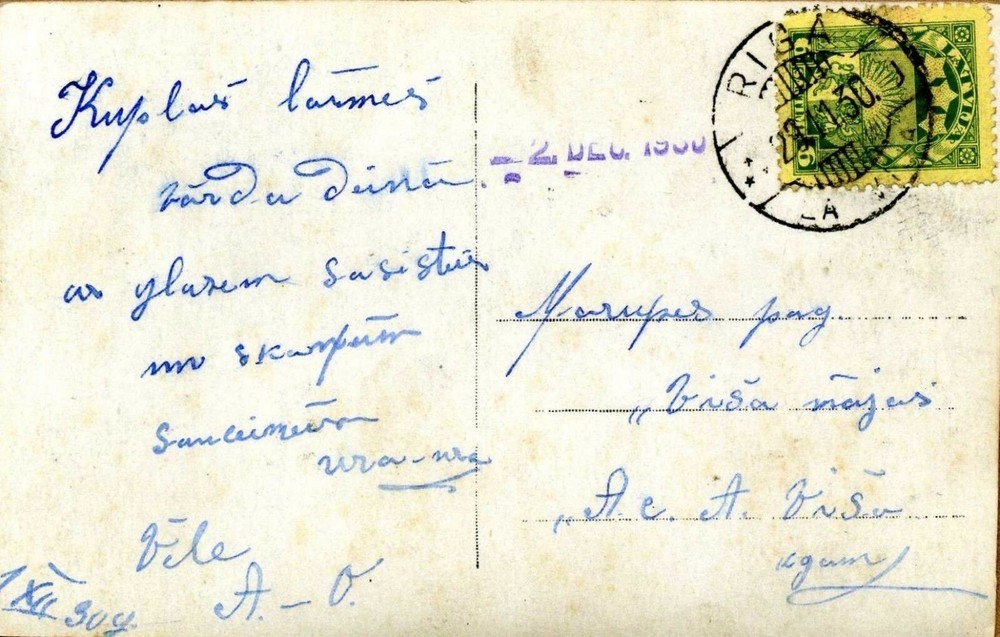 Latvia 1930 Varda Diena Postcard w/Riga Cancel 'J' 2