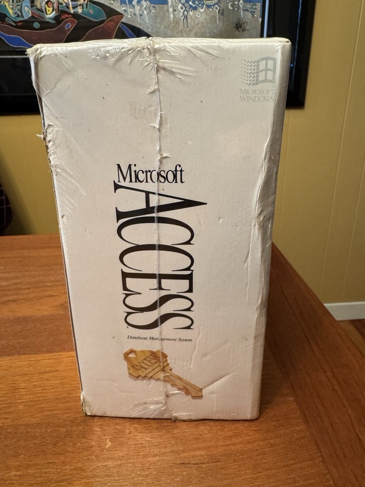 Vintage Microsoft Access v1.0 DBMS Software for Windows NIB Still Sealed