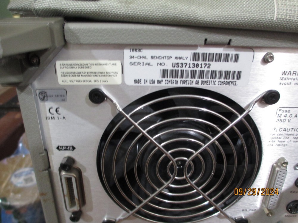 HP Agilent 1663C 34-Channel Logic Analyzer & Omega Chart Recorder