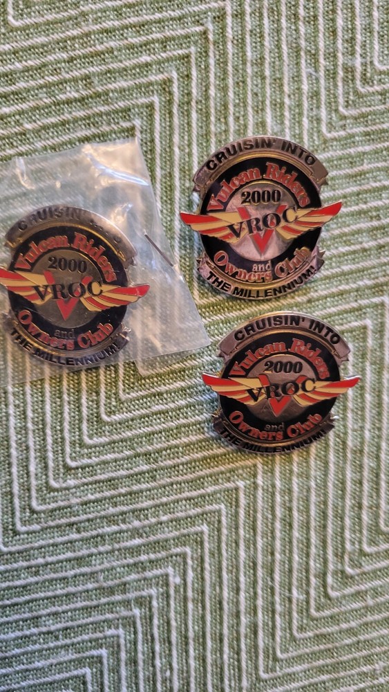 2000 Kawasaki Vulcan Club Pin