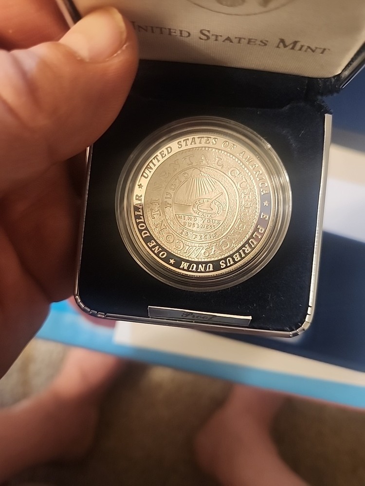 2006 p Proof Ben Franklin Founding Fathers Commemorative Silver Dollar