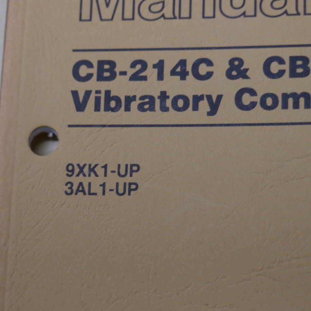 CAT Caterpillar CB-214C/224C Roller Operation Operator Maintenance Manual book