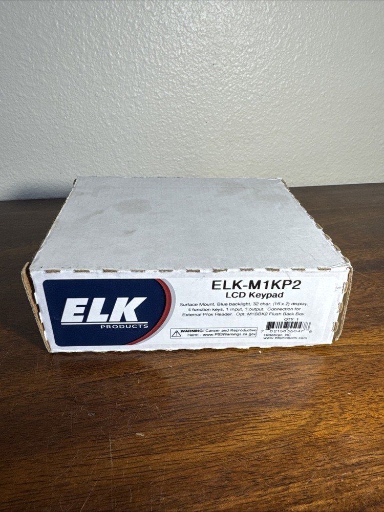 Elk M1KP2 LCD Low Profile Programmable Keypad