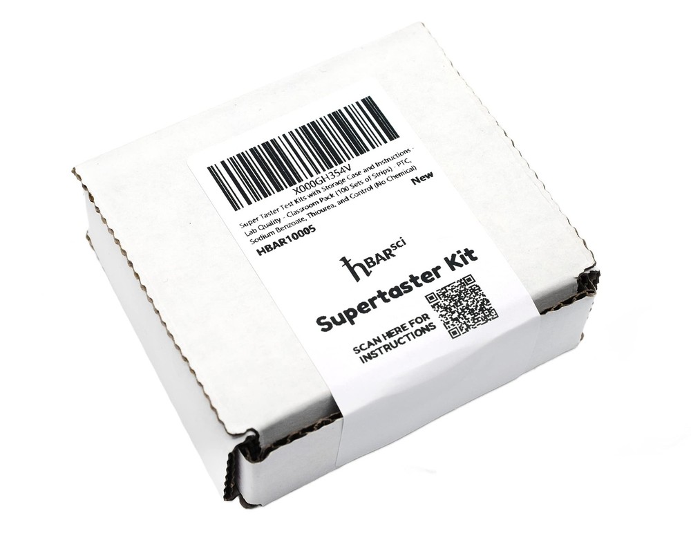 Super Taster Test Kit - PTC Strips with Biodegradable & Instructions - Lab Qu...