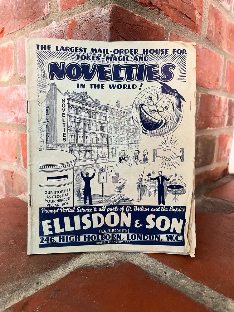 1930’s/ 40’s Jokes, Magic And Novelties Mail Order Catalog