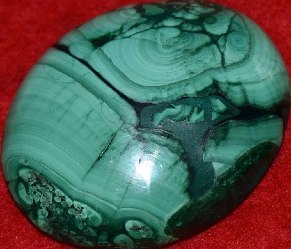 Malachite Worry Stone #4