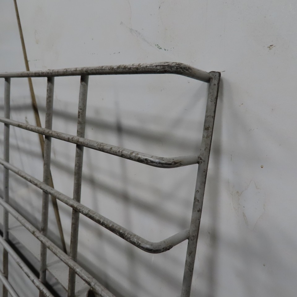 36" x 45" Wide Welded 2 Channel Double Waterfall Pallet Rack Wire Decking
