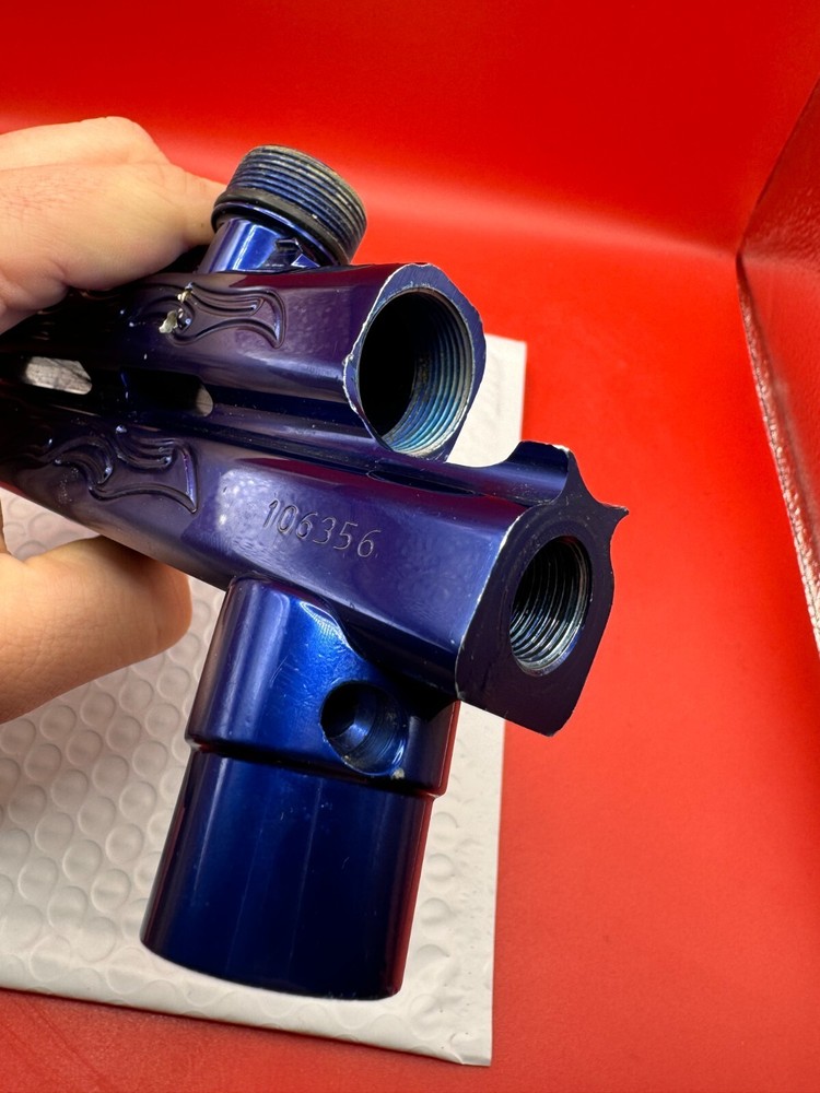 WGP Black Magic Autococker Body - Milled For Eye Blue