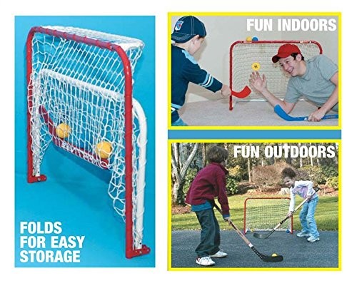 Double Mini Folding Goal, Red/White 30" x 22"