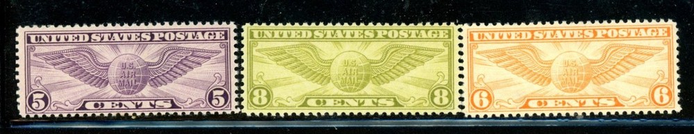 US Scott # C16, C17, C19 - MNH - Nice Centering - CV=$15.75       22-C251)