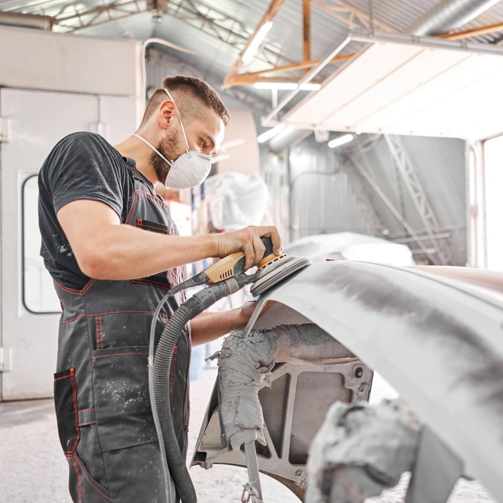 100 Pack 6 Sanding Discs Hook 80-400 Grit for Orbital Sander