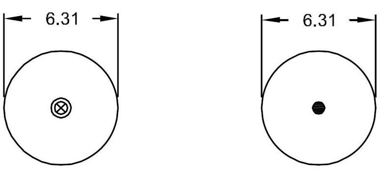Double Convoluted Air Spring Bag Replace Firestone W01-358-6897 Goodyear 2B9-229