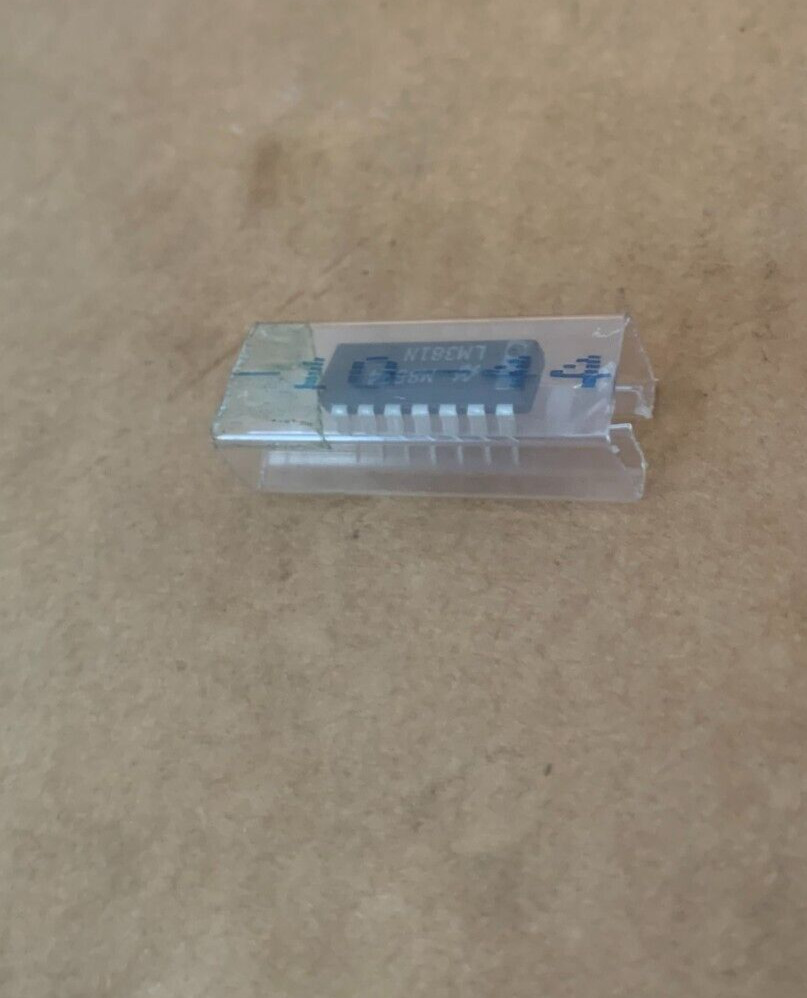 National SemiConductor Microcircuit Linear LM381 Low Noise Dual Preamplifier x10