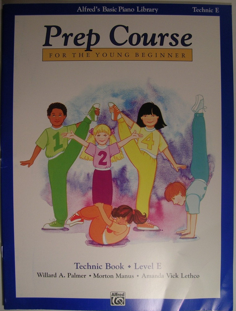 New Alfred's Basic Prep Course Young Beginner Piano Music Technic Book Level E