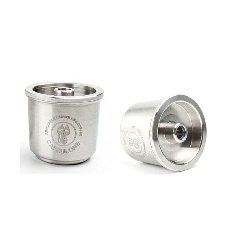 Stainless Steel Reusable Capsule Shell Refill Cup Pods For Illy Coffee Maker ESF
