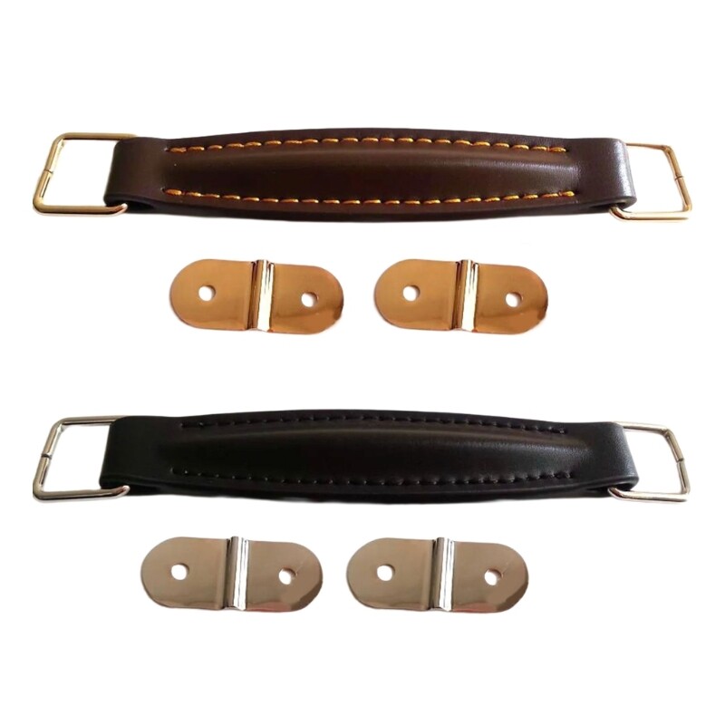 Guitar Amplifier Handle Vintage Leather Internal Replacement Strap for AS50DC