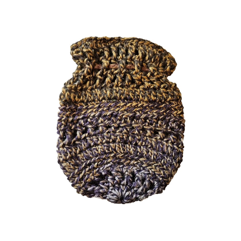 Hand Made Crochet Drawstring Trinket Bag