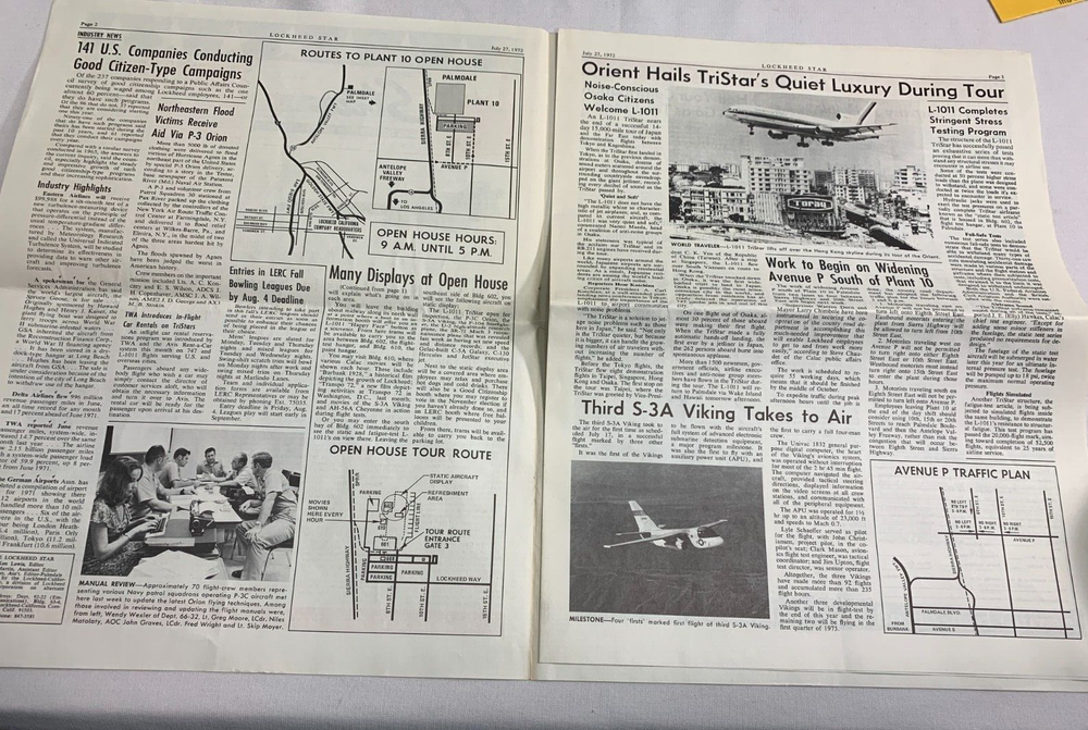 THE LOCKHEED STAR NEWSPAPER, July 27, 1972 --- 8 Page