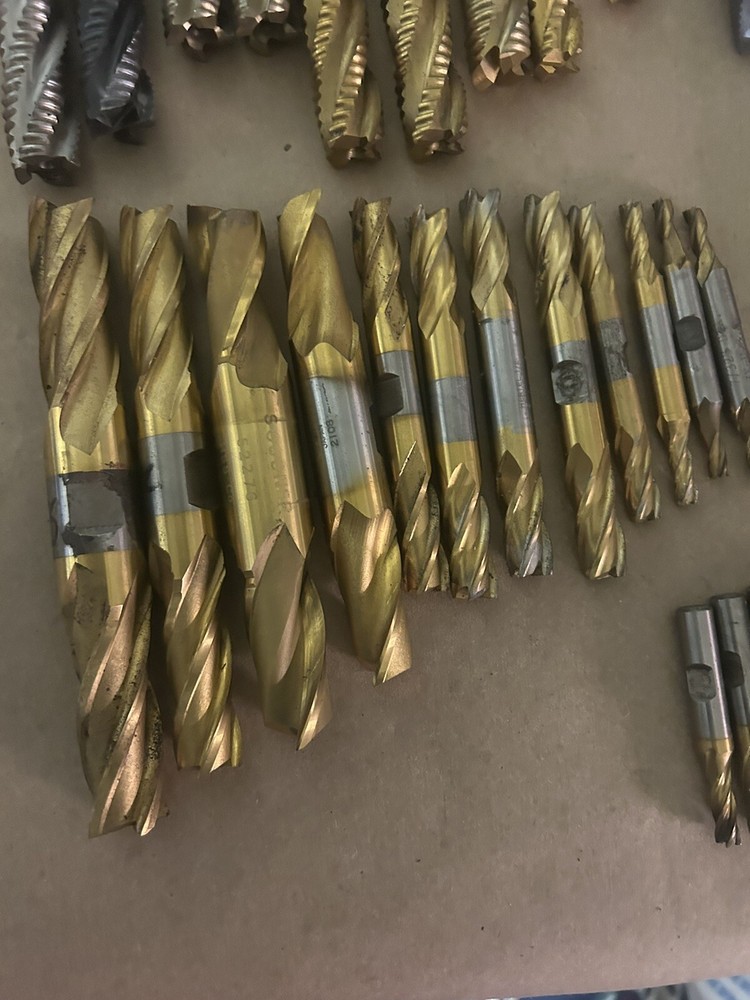 Lot 28 PCs. Endmills (Hogging Double And Single End Endmills