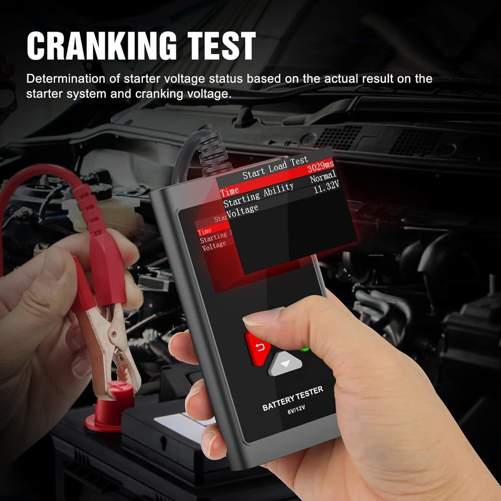 BM580 Car Battery Tester 6/12V Load Tester 100-2000CCA Charging Cranking Loading
