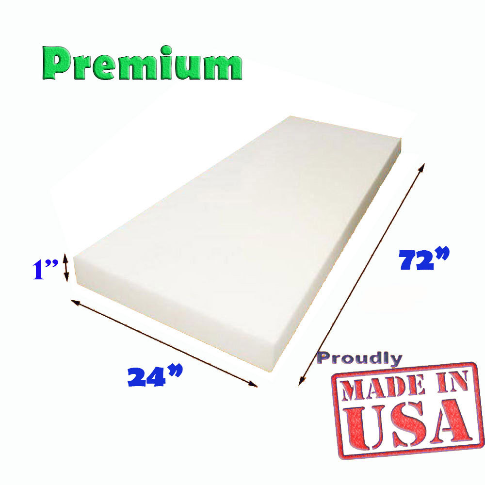 High Density Upholstery Seat Foam Cushion Replacement Per Sheet Standard Sizes
