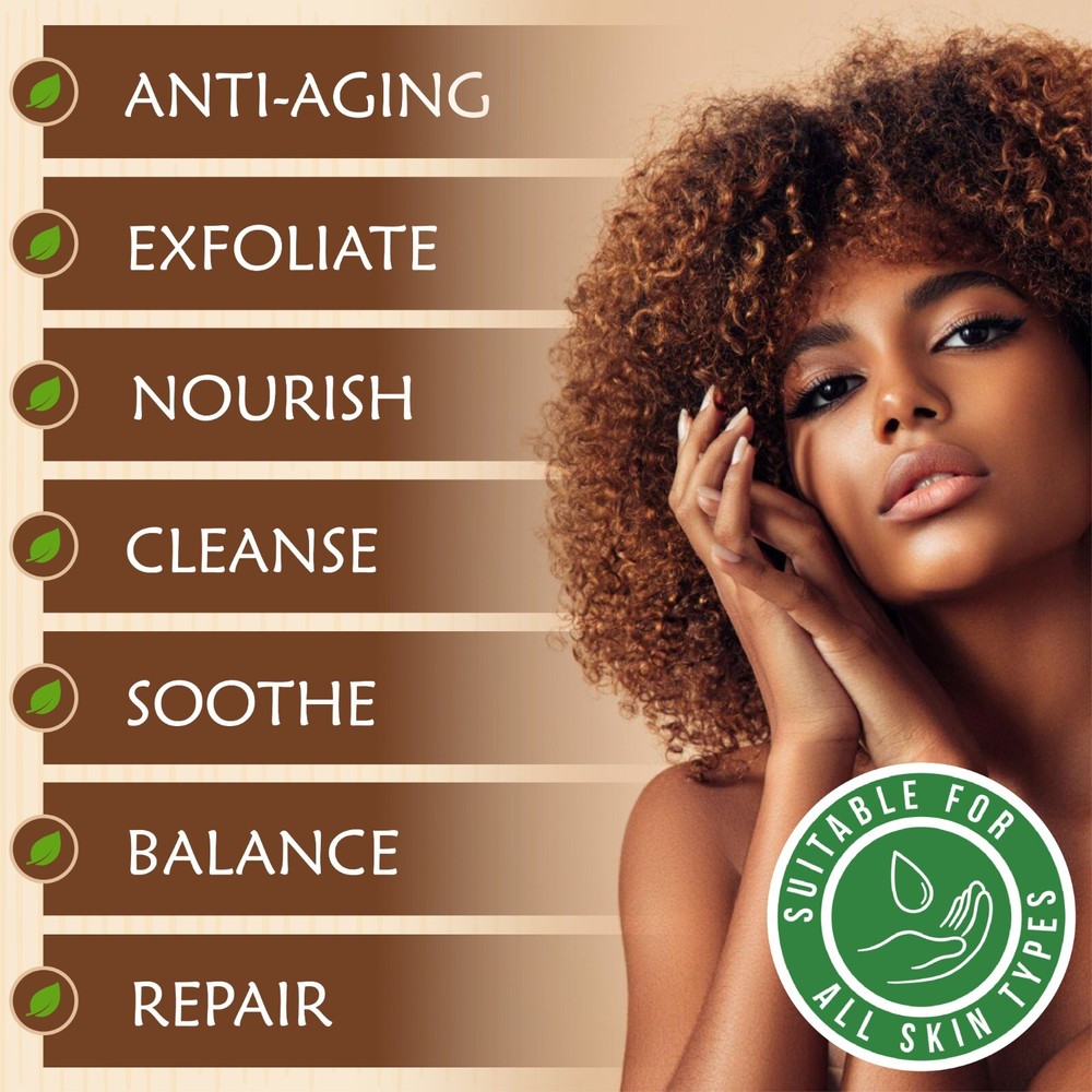 Aromatherapy African Black Soap Paste Raw Organic 100% Pure With Essential Oils