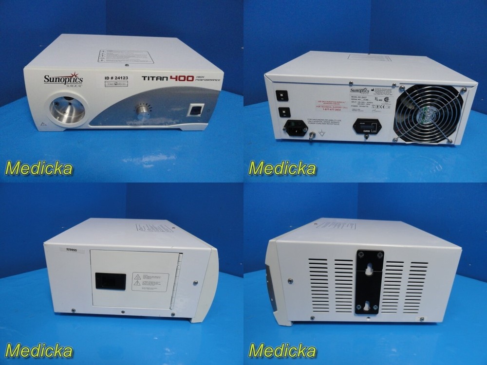2012 Sunoptics Surgical Titan 400 High Performance Light Source W/O Lamp ~ 24123