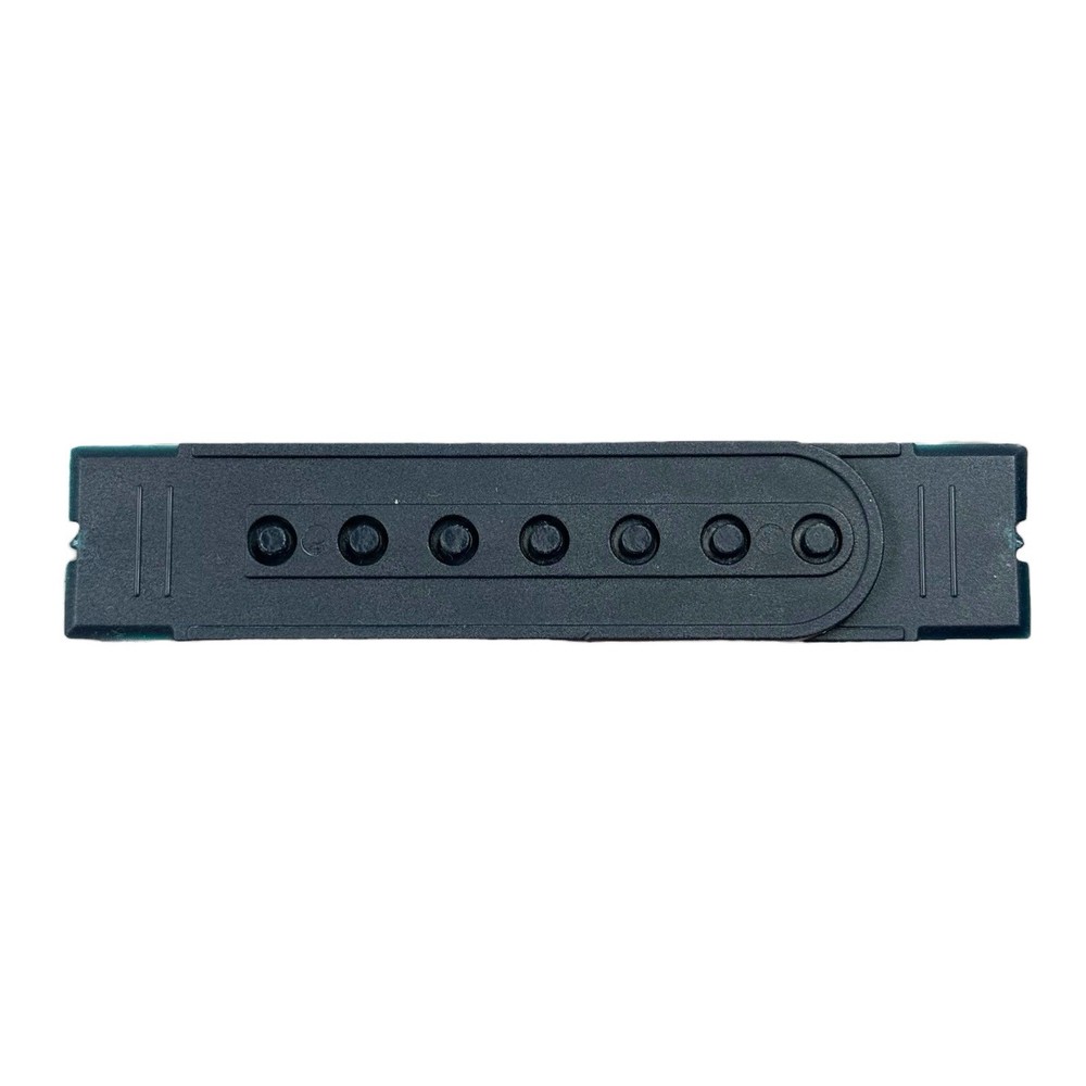 Navy Blue Color Snapback Strap Replacement Cover 7 Holes Plastic Hat Snap Buckle