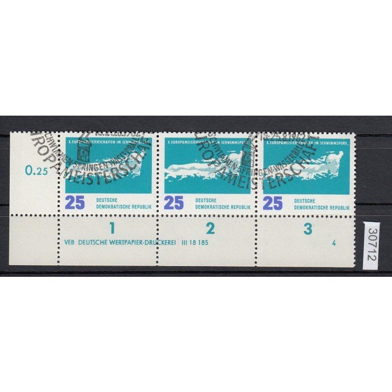 GDR 1962, Mich.-Nr.: 910 stamped DV FNr. 4